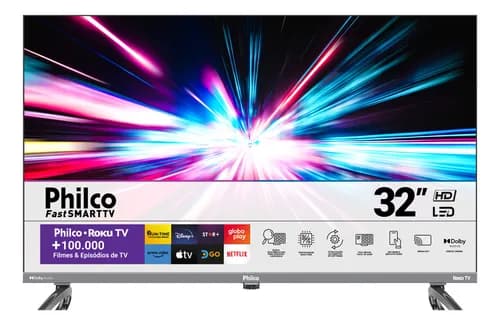 Smart TV 32 Philco P32VIK Roku LED