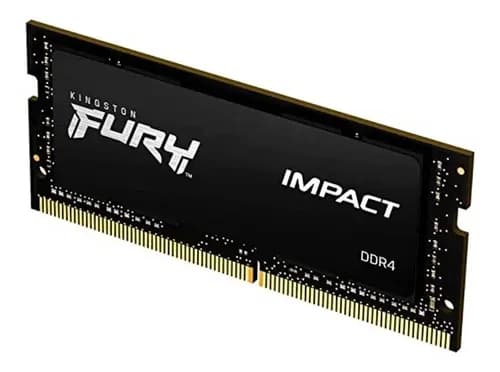 Memória RAM Kingston Fury Impact 8GB DDR4 3200MHz CL20 para Notebook KF432S20IB/8
