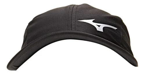 Boné Mizuno Run Sky Preto Adulto com Ajuste Strapback
