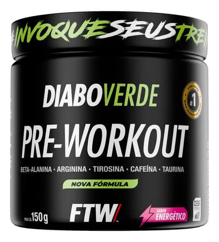 Pré Treino Pre Workout FTW Sabor Energético 150g