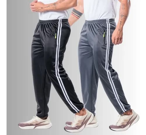 Kit 2 Calças Moletom Masculina Flanelada para Academia e Corrida