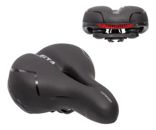Selim Bicicleta Gta Comfort Gel Tech com Refletor