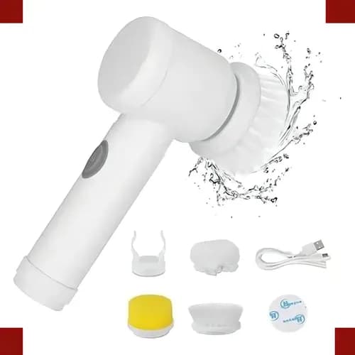 Escova de Limpeza Elétrica Giratória Bivolt Recarregável