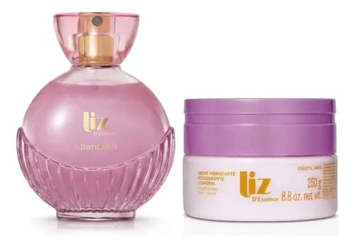 Combo O Boticário Liz D’essence: Colônia 100ml + Creme Hidratante