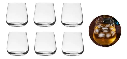 Jogo com 6 Copos Fracalanza One 430ml (vidro) por R$ 29,99