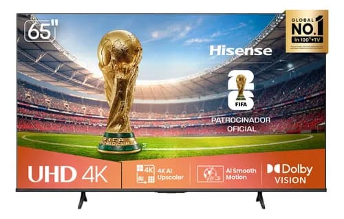 Smart TV 4K Hisense 65A6NV 65 Polegadas Dolby Vision