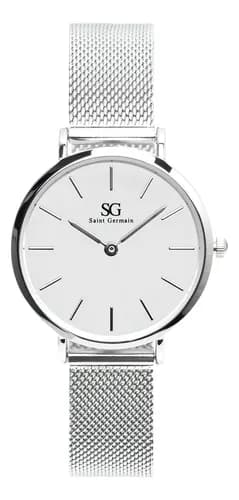 Relógio Feminino Saint Germain Harlem Silver 32mm Branco