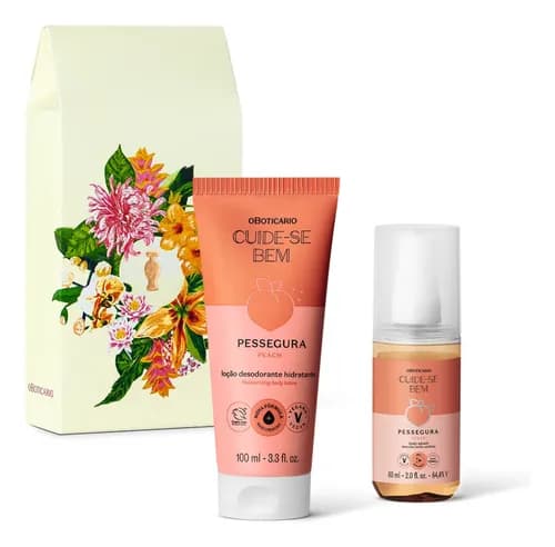 Kit O Boticário Cuide-se Bem Pessegura 2 Itens