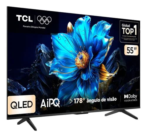 Smart TV TCL 55 Polegadas QLED 4K 55P7K Google TV