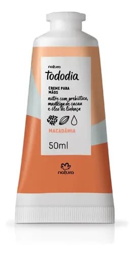 Creme Nutritivo para as Mãos Natura Tododia Macadâmia 50ml por R$ 16,45