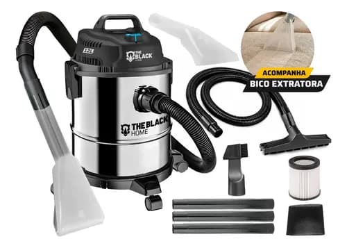 Aspirador de Pó e Água 12L 1200W The Black Tools TBAC120