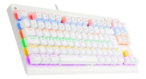 Teclado Mecânico Redragon Dark Avenger Lunar White