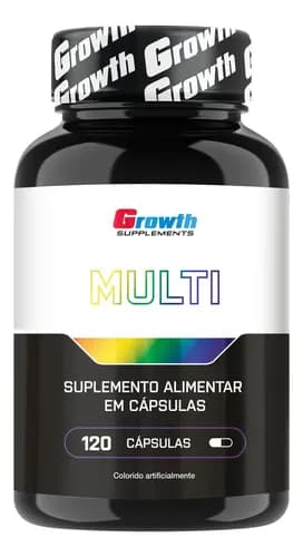 Multivitamínico Growth Supplements 120 Cápsulas