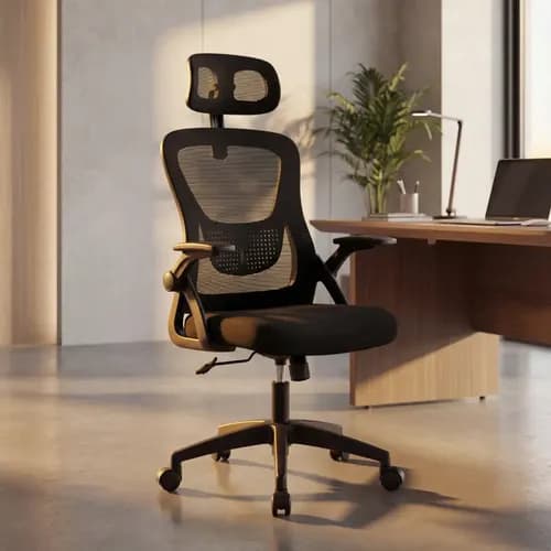 Cadeira de Escritório Ergonômica Astrella Nuova Mesh Giratória Ajustável com Cupom