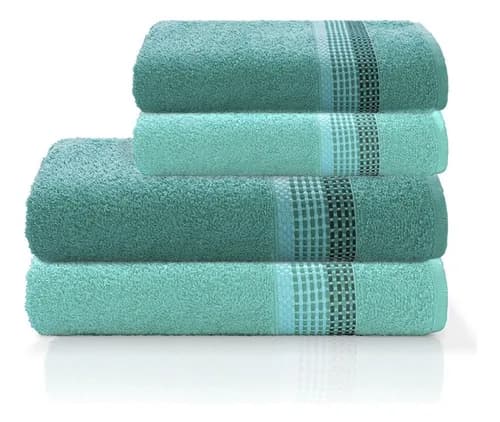 Jogo de Banho e Rosto Camesa Venus Select 4 Peças Algodão