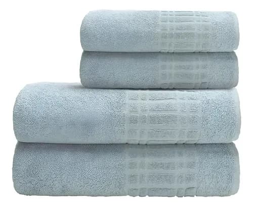Jogo de Toalha Camesa Loft 4 Peças 100% Algodão 400 g/m² – R$ 75 no Pix (cupom 25% OFF)