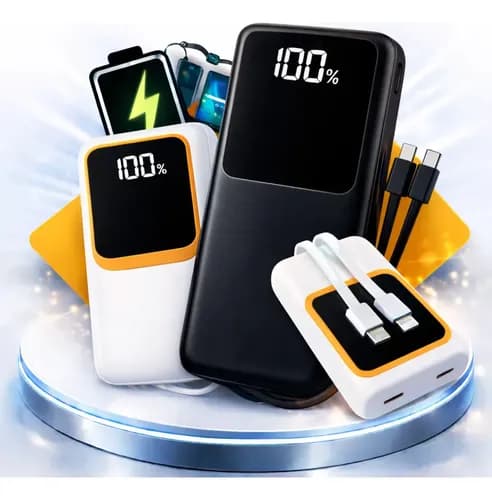 Power Bank Maxnova 20.000mAh Carga Rápida com Display