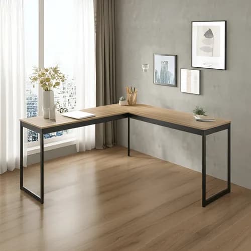 Mesa em L Industrial Escrivaninha E-led Brasil