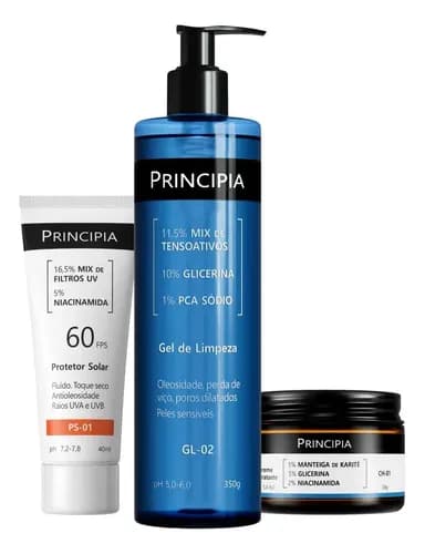 Kit Principia Completo para Pele Sensivel com FPS 60 por R$ 80,88 no Pix (com cupom)