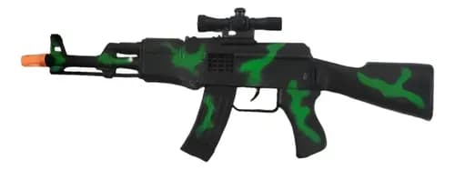 Arma de Brinquedo Infantil com Som e Luz Realista