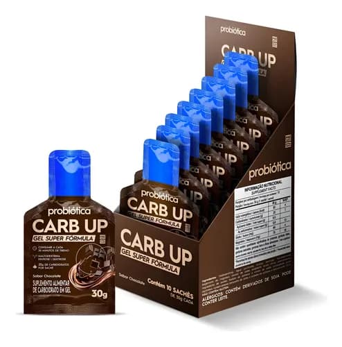 Carb Up Gel Super Fórmula Probiótica Caixa com 10 Sachês