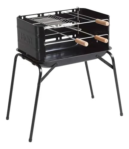 Churrasqueira de Aço Mor Montana 64x54cm Preta