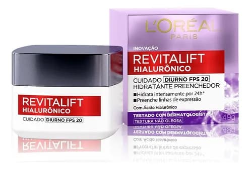Creme Facial Anti-Idade L'Oréal Paris Revitalift Dia FPS 20 (49g) com cupom