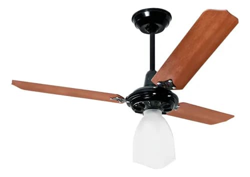 Ventilador de Teto Loren Sid Lumi M3 3 Pás Mogno Preto por R$ 179