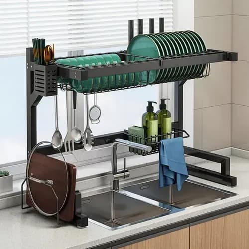 Escorredor de Louça Suspenso Organizador de Pia 65cm