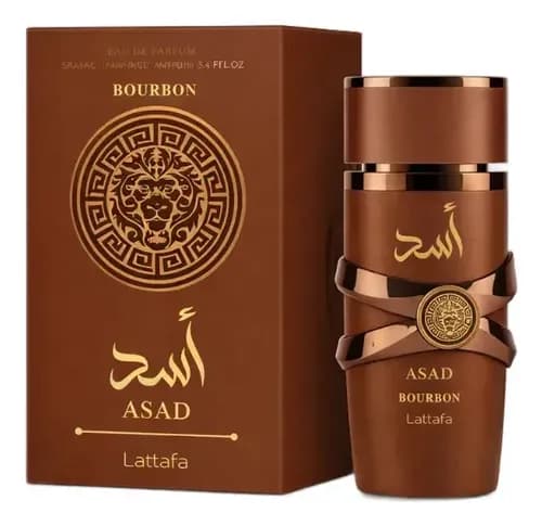 Perfume Árabe Asad Bourbon Lattafa 100ml Masculino Original