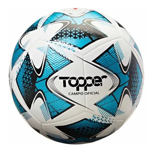 Bola de Futebol de Campo Topper 22 Branco e Verde