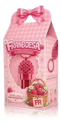 Gloss Framboesa Fran by Franciny Ehlke Brilho Vermelho