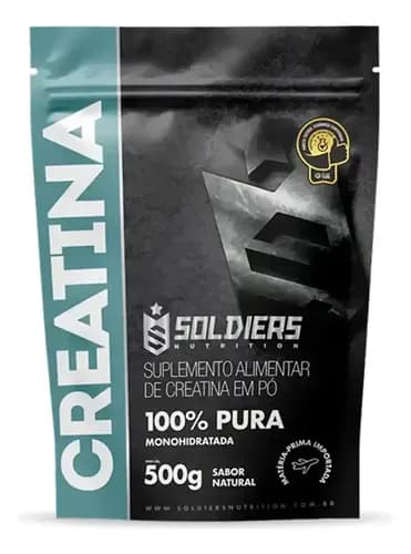 Creatina Monohidratada 100% Pura 500g - Suplemento em Pó
