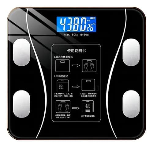 Balança de Bioimpedância Digital Bluetooth 180kg App