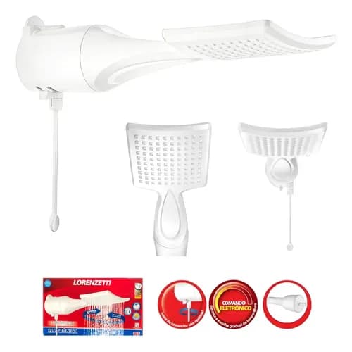 Chuveiro Lorenzetti Loren Shower Ultra Eletronico 220V 7500W por R$ 87 (cupom Meli+)