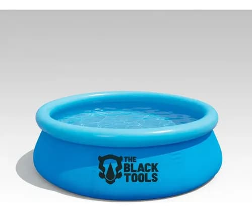 Piscina Inflavel Circular The Black Tools 1400L Reforcada com Cupom MLPRACASA (Pix)