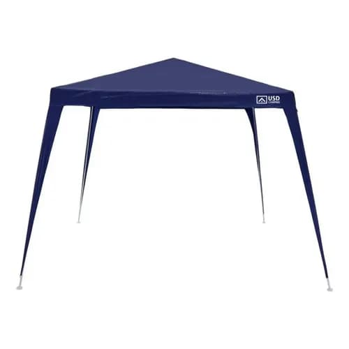 Tenda Gazebo 3x3m Polietileno Azul Desmontavel para Camping e Praia com Cupom