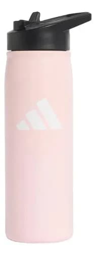 Garrafa Metálica adidas com Canudo 0,6 L Rosa