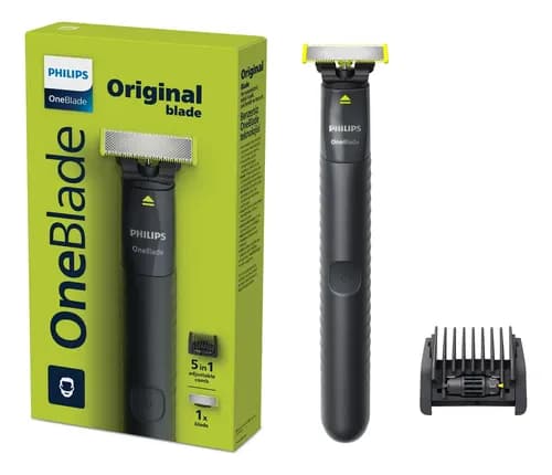 Philips OneBlade com Pente 5 em 1 sem fio e à prova d’água por R$108 (cupom 25MELIMAIS)