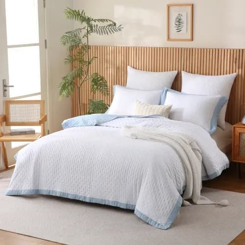 Kit Cobre Leito Paris Casal Percal 300 Fios