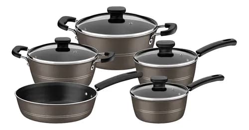 Jogo de Panelas Tramontina Sicília Antiaderente 5 Peças