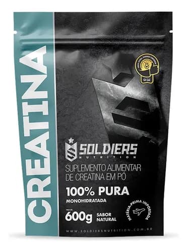 Creatina Monohidratada 600g 100% Pura em Po (Preco a Vista)