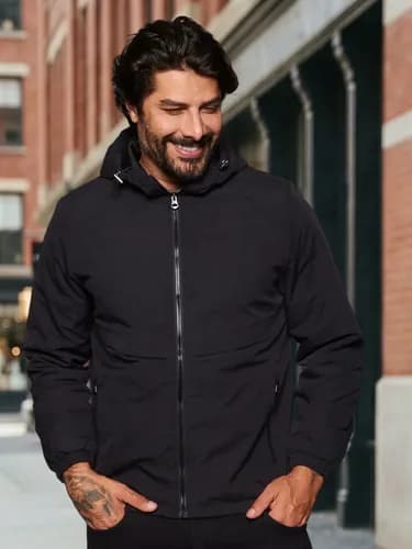 Jaqueta Masculina Sarja com Capuz Broken Rules 510075 por R$ 84