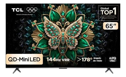 Smart TV TCL 65C6K QLED Mini LED 4K 144Hz HDR10+