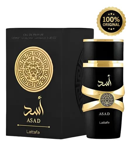 Perfume Lattafa Asad 100ml Eau de Parfum Original - Masculino