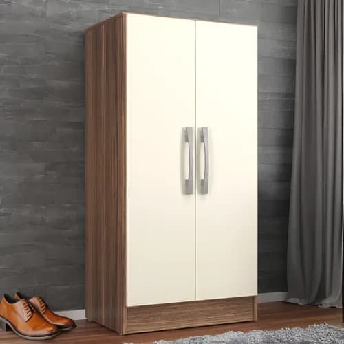 Armário Multiuso Vaticano 2 Portas Castanho/Off com Cupom