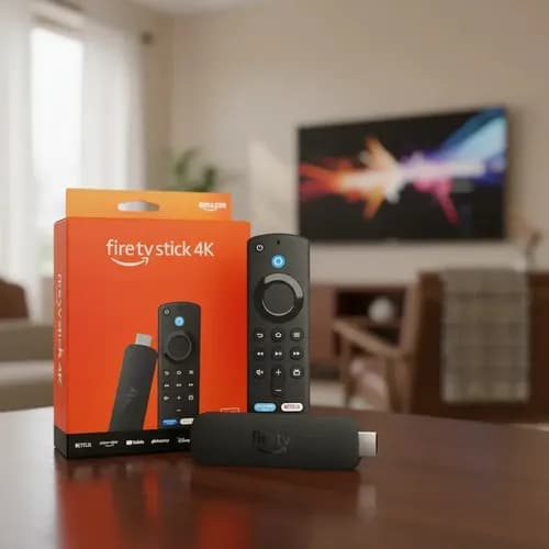 Fire TV Stick 4K Ultra HD com Alexa e Wi‑Fi 6 com Cupom (Oferta Imperdível)