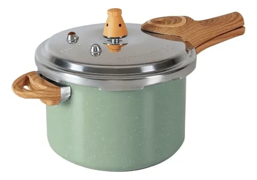 Panela de Pressão Brinox Indução Antiaderente Verde Botanika com Cupom