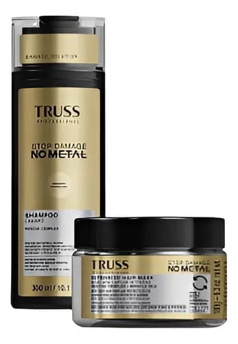 Kit Truss Stop Damage No Metal: Shampoo 300ml + Máscara 180g com cupom SOHOJE