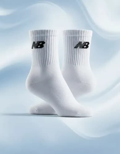 Kit 3 Pares de Meias New Balance Cano Longo Unissex Original por R$ 42